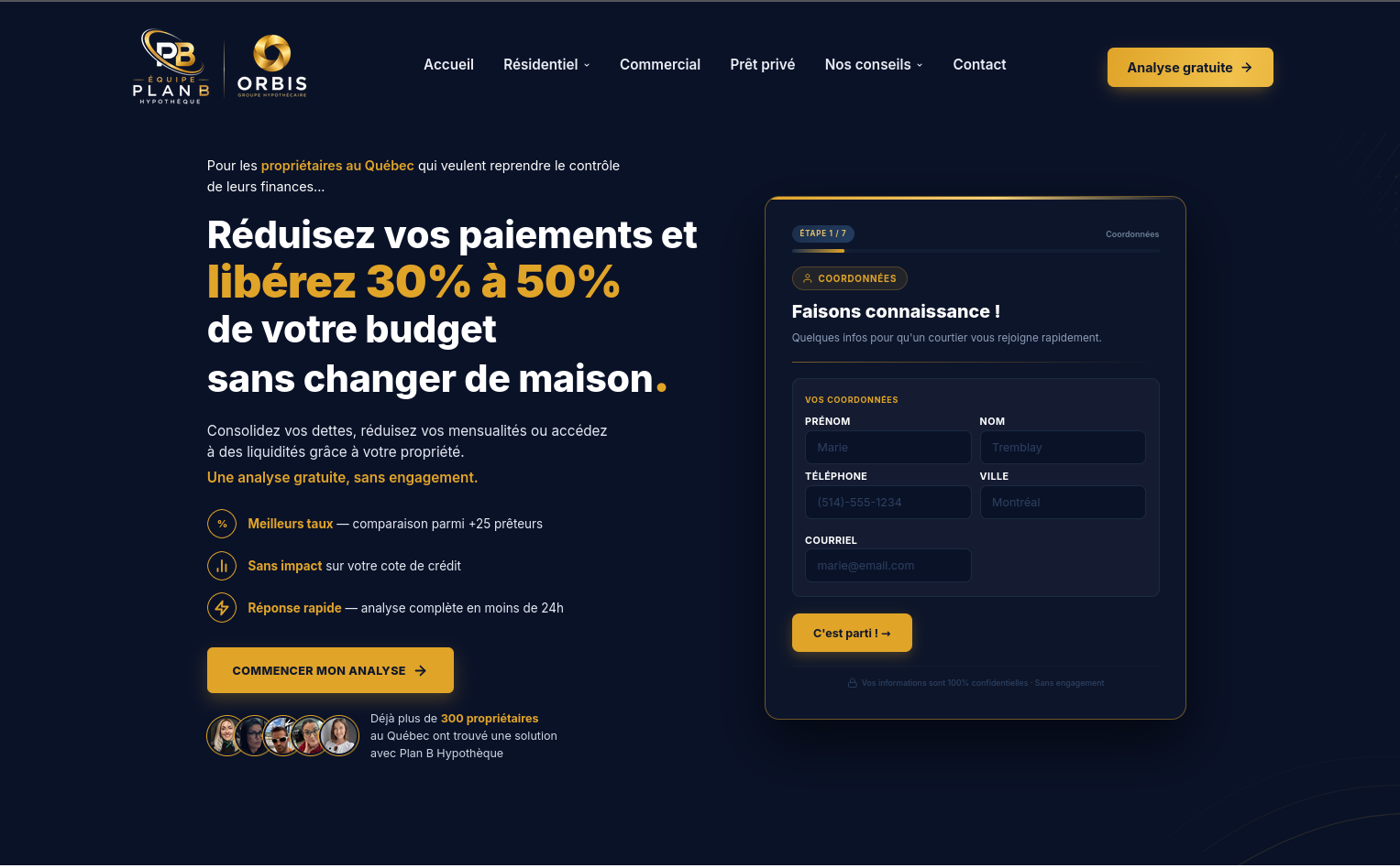 Plan B Hypothèque